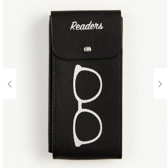 Ann Taylor Black Dual-Compartment Glasses Case - Picture 8 of 8